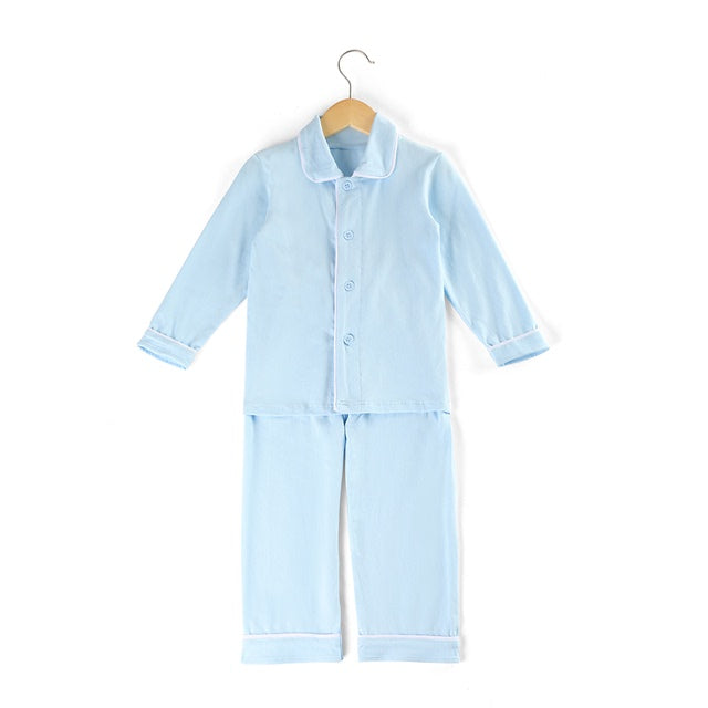 Red soft cotton children's Christmas clothing, solid color design by My Store