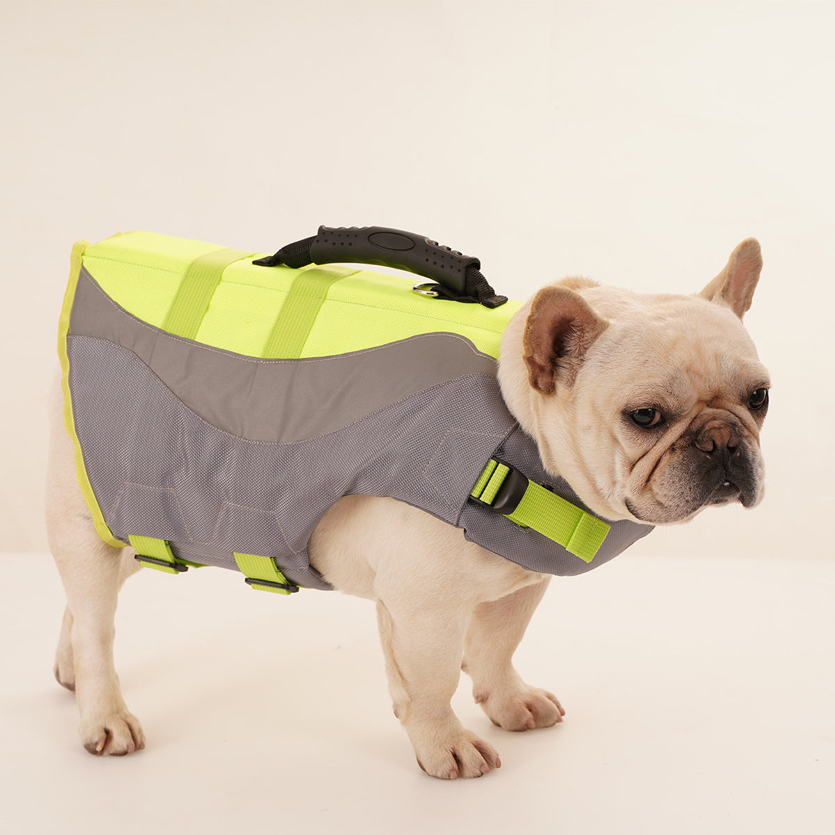 Reflective pet dog swimsuit life jacket with adjustable straps for water safety