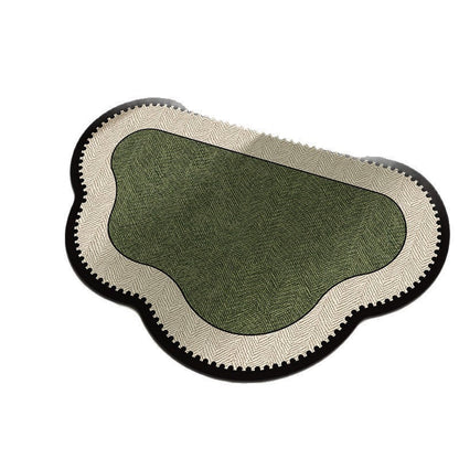 Water-absorbent non-slip quick-drying shower mat with textured surface for bathroom floors