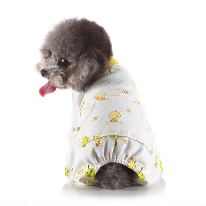 Autumn and winter pet clothes for home, cozy indoor outfit visibly displayed by My Store