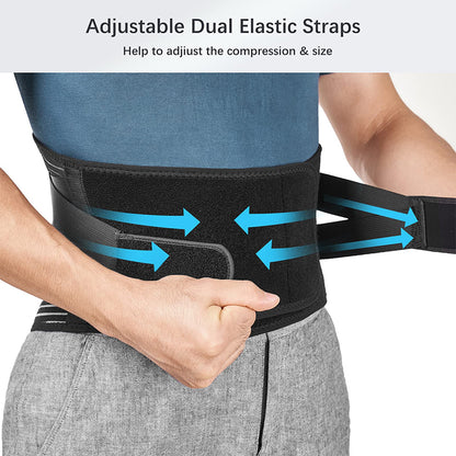 Black Comfort Back Support Belt
