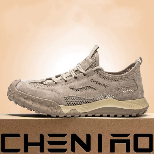 Men's smash-proof labor insurance shoes with reinforced toe and durable workwear design