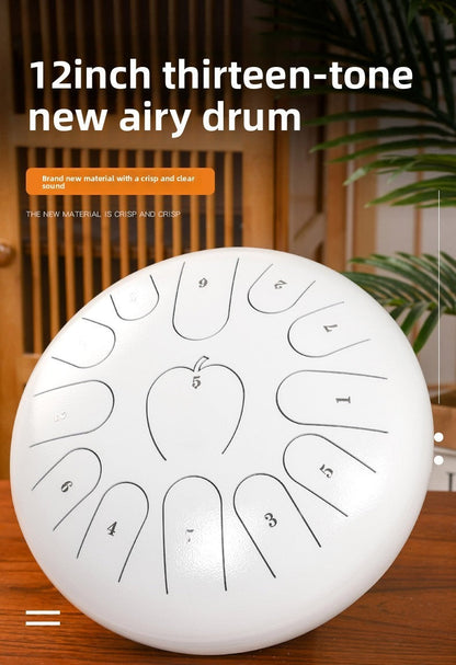 12-inch 13-note steel tongue drum in apple style, My Store brand
