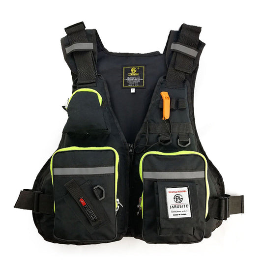 Outdoor multifunctional life vest by My Store with adjustable straps and multiple utility pockets