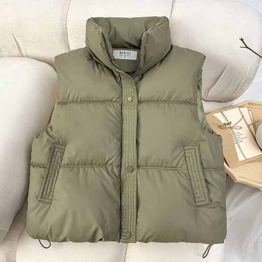 Loose Korean-style outerwear waistcoat vest by My Store