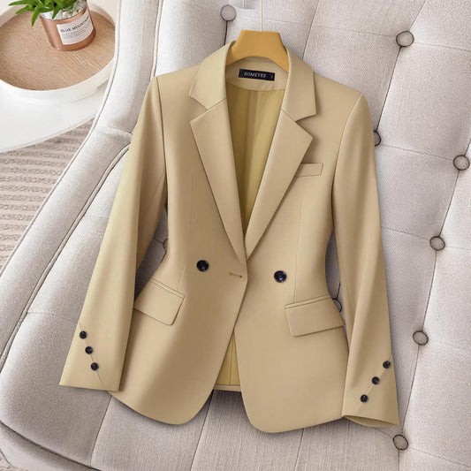 Women's casual blazer top by My Store in water texture pattern