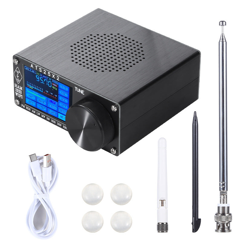 Network WIFI full wave band frequency receiver device with compact electronic design