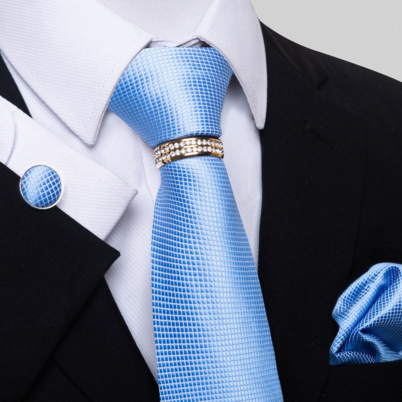 Multi colored striped floral men's tie from My Store