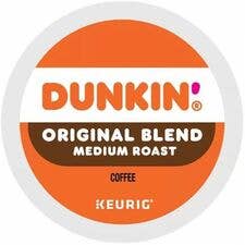 Dunkin'® Original Blend Coffee K-Cup, Medium, 22/Box