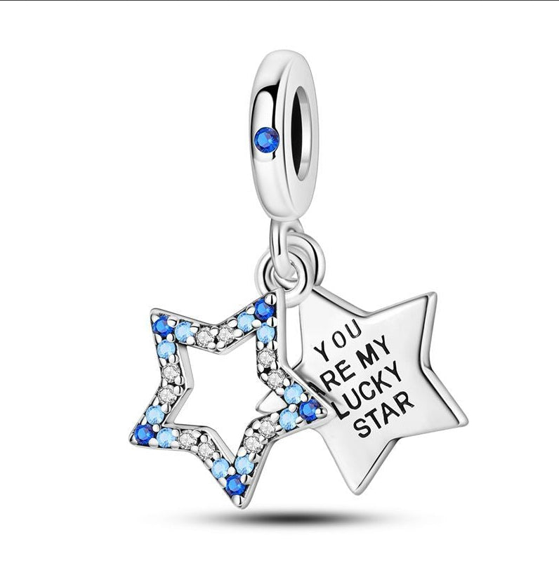 Jewelry beads pendant in a decorative design, close-up product view