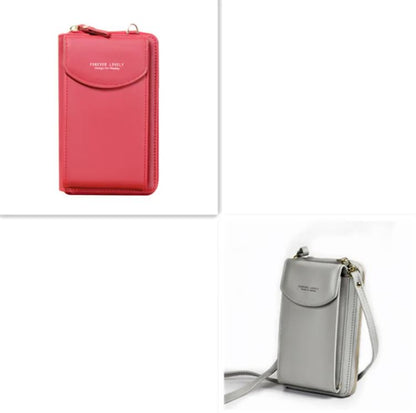 Lux Chic PU leather handbag by BACKUPMYFILESNOW® featuring a sleek design and stylish top handle on a neutral background.