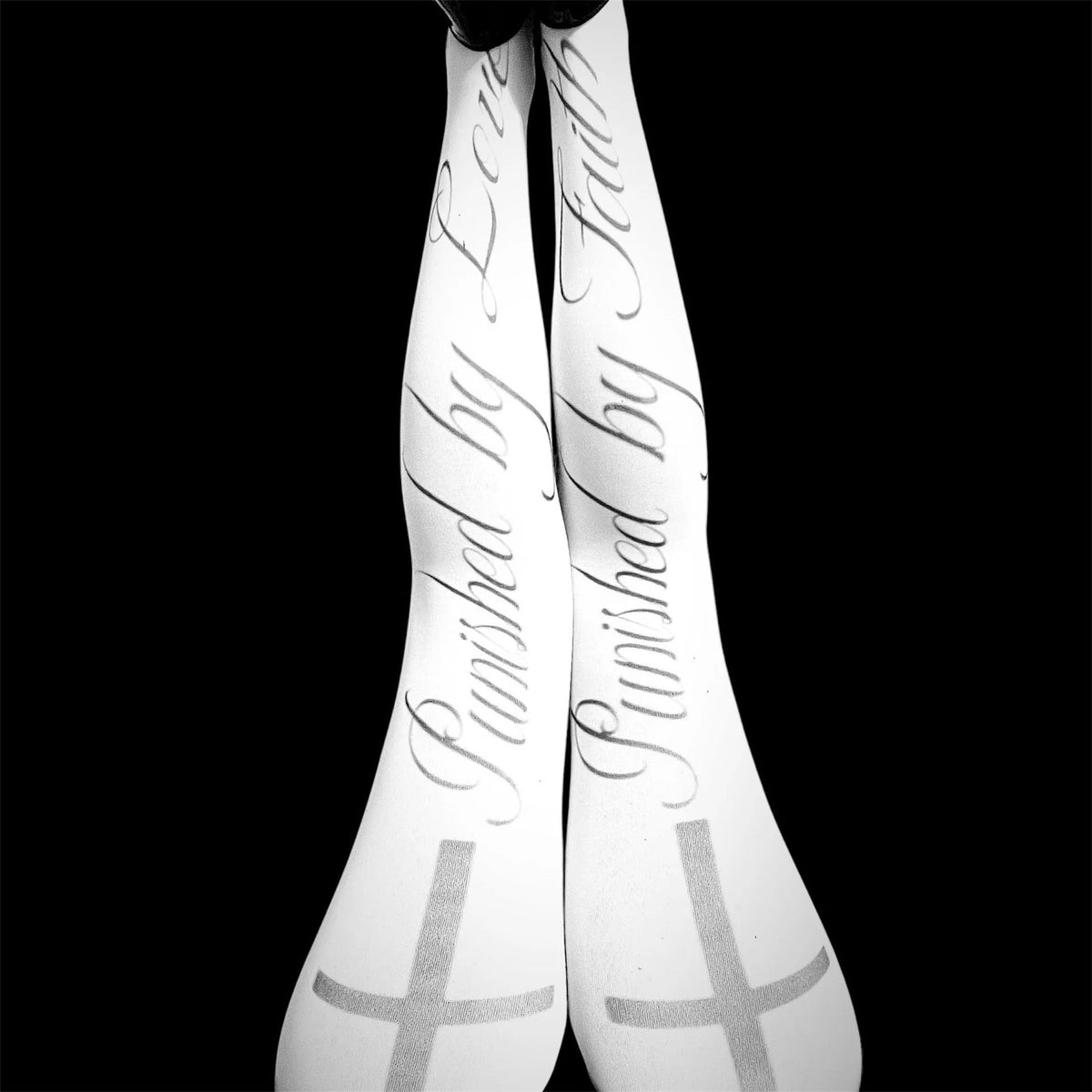Women's Japanese-style letter-printed tights socks by My Store
