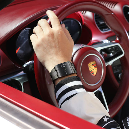 Ultra-thin trendy waterproof quartz watch with a sleek design and minimalist dial