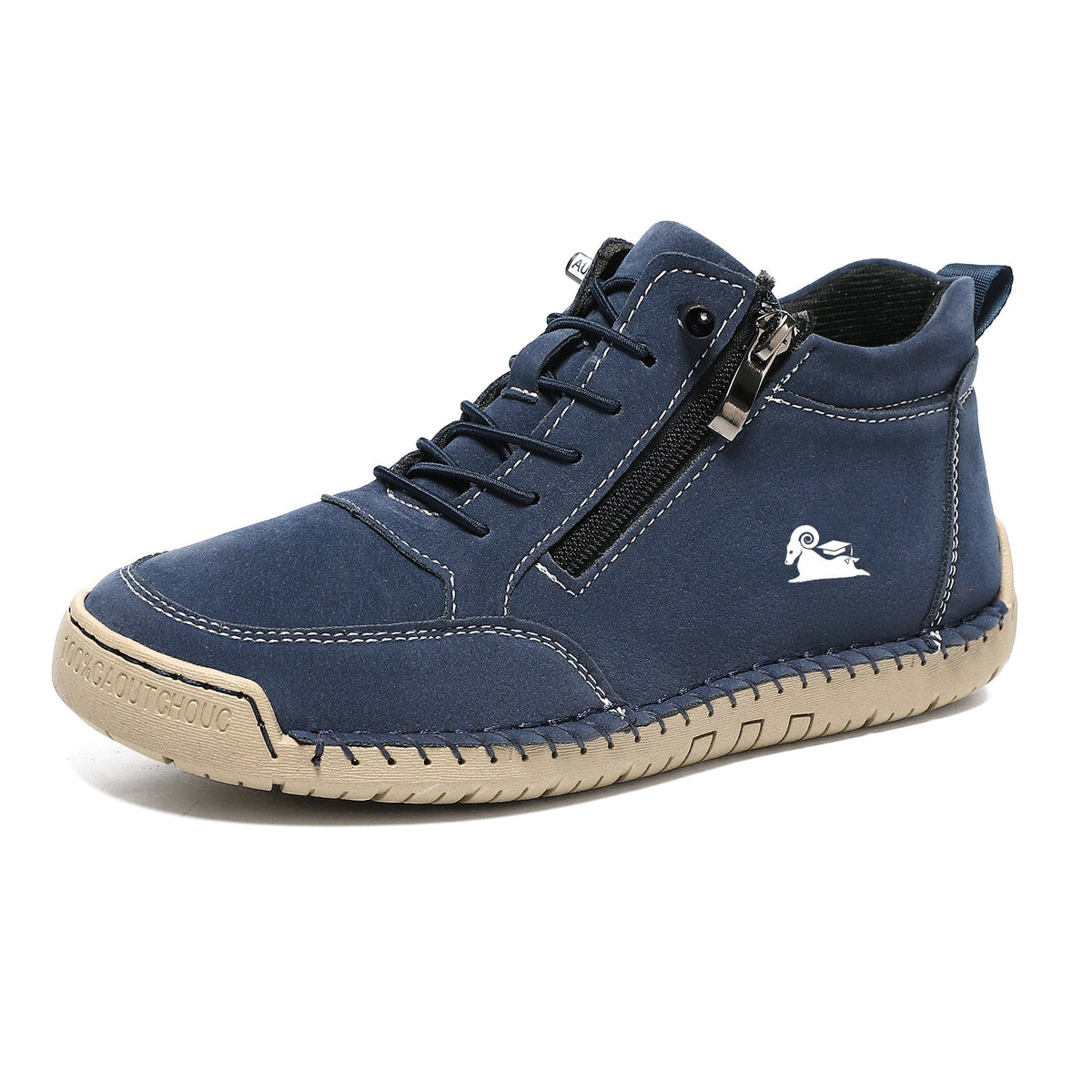 Hand-stitched women's soft sole flat casual shoes by My Store