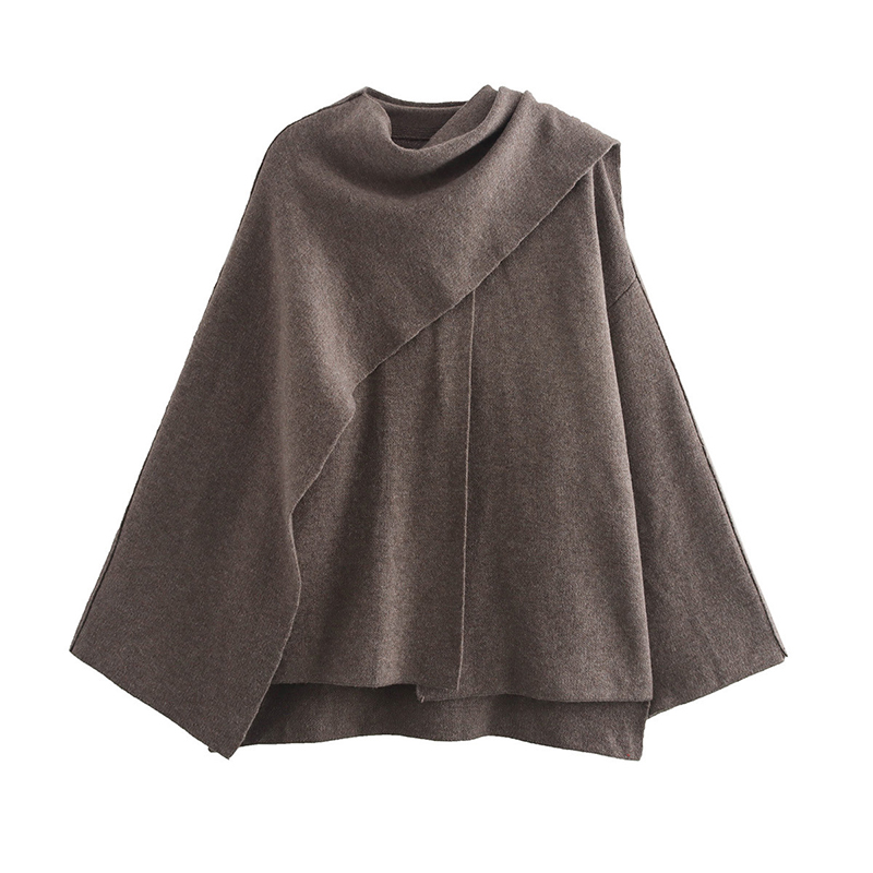Elegant Draped Winter Jacket