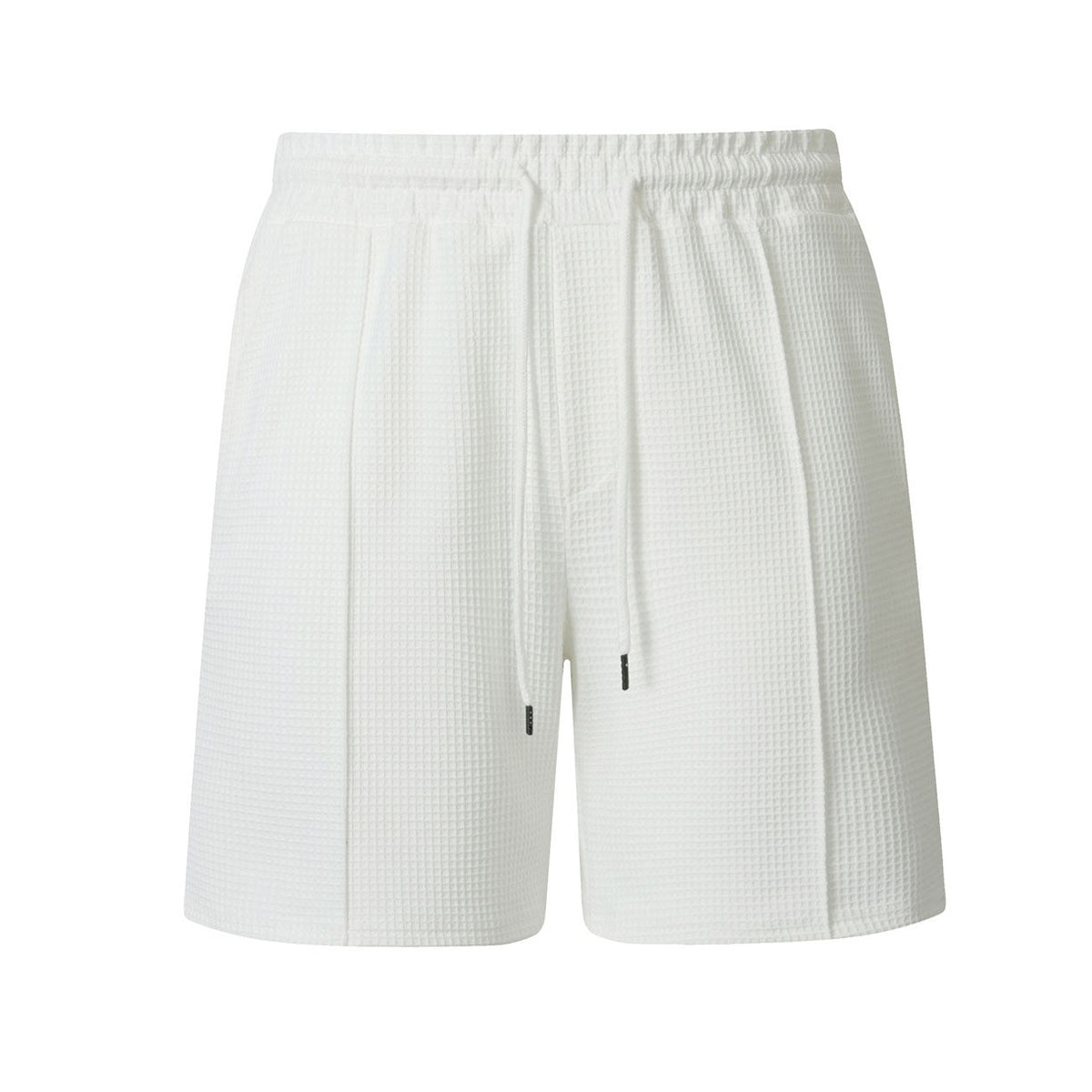 Men's drawstring loose-fit athletic shorts in a relaxed design with an adjustable waist.