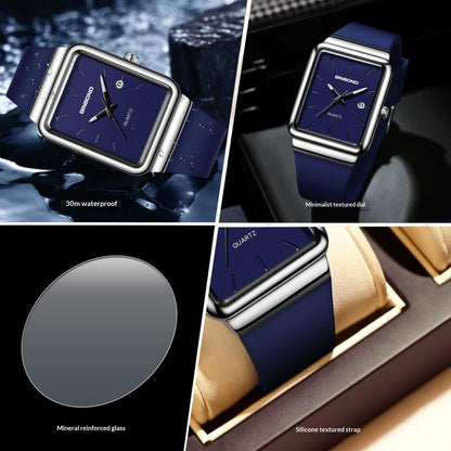 Sleek stylish waterproof men's watch with a modern design