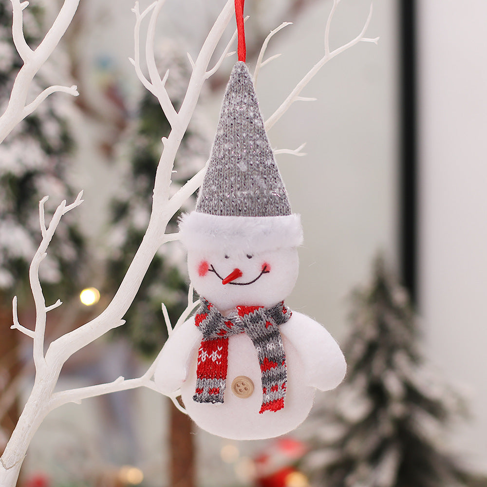 Christmas tree cartoon doll pendant Christmas decoration by My Store