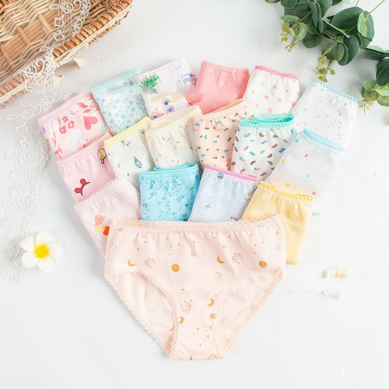 Children's floral triangle underwear in a multi-pattern design by My Store