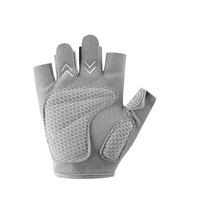 Lightweight breathable half-finger gloves for men and women, ideal for cycling, hiking, and fitness workouts