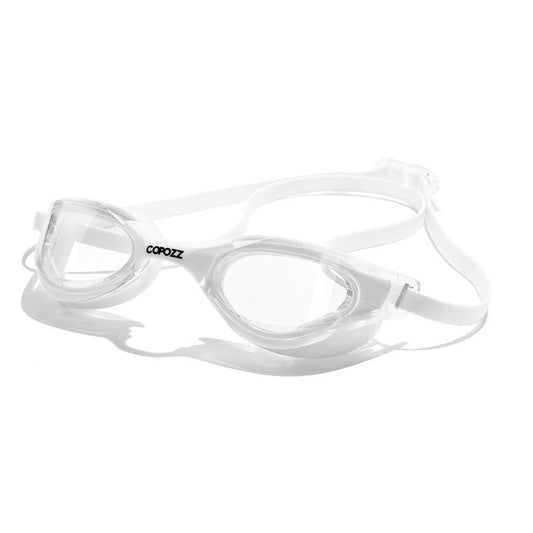 HD waterproof anti-fog plating swimming goggles with clear lenses
