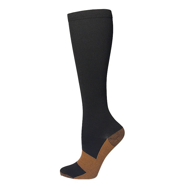 Women's calf-length compression socks in a simple, comfortable design