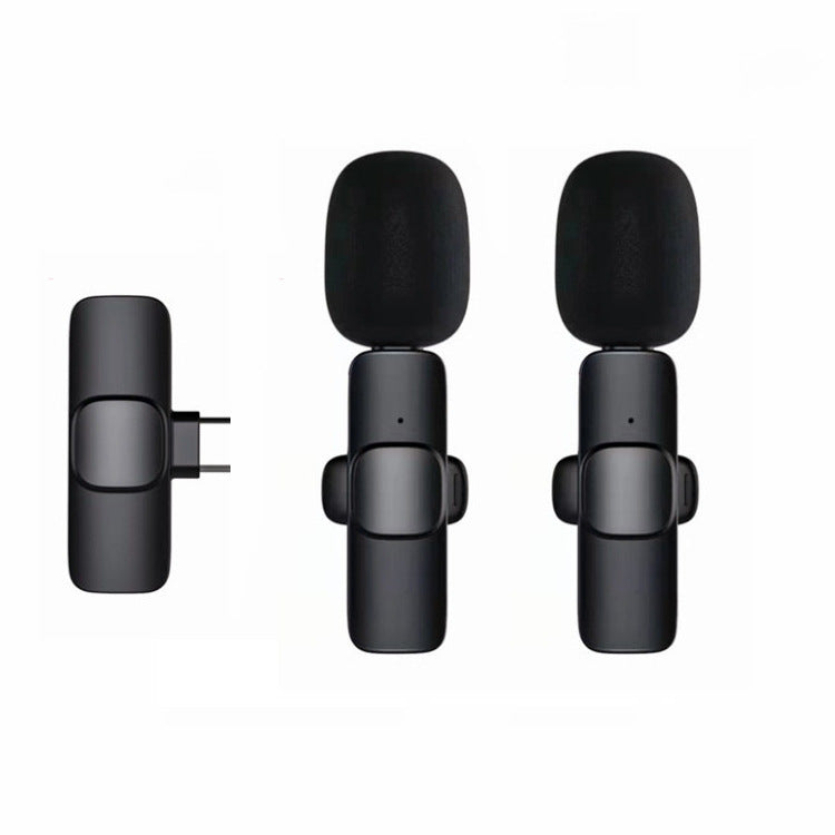 Wireless lavalier microphone for mobile phone live broadcast and short video shooting