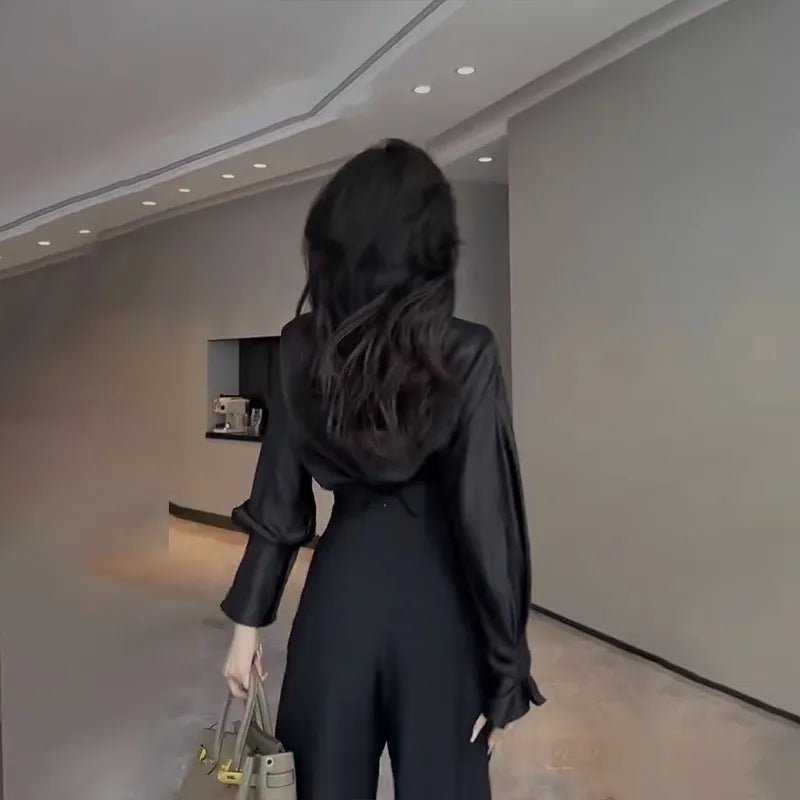 Fashion Drooping Wide - Leg Pants - BACKUPMYFILESNOW