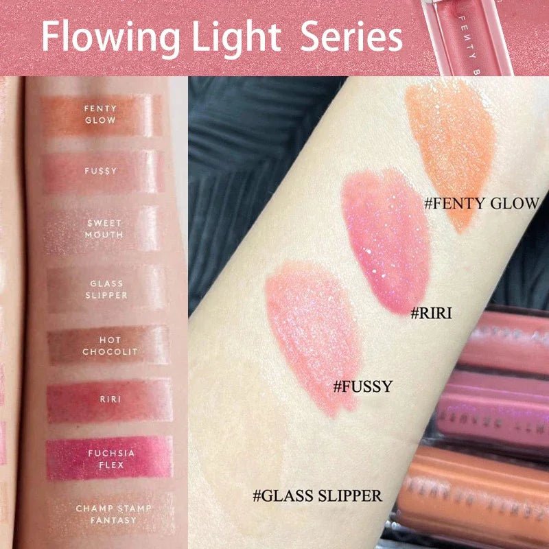 Fashion Fenty Beauty Lip Glaze Moisten Shine Glitter Lip Plumper Makeup For Beginner Liquid Lipstick Female Makeup Cosmetics - BACKUPMYFILESNOW.COM®