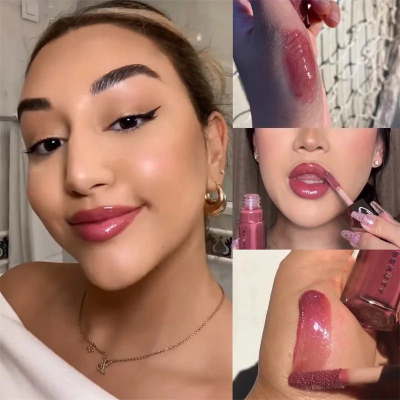Fashion Fenty Beauty Lip Glaze Moisten Shine Glitter Lip Plumper Makeup For Beginner Liquid Lipstick Female Makeup Cosmetics - BACKUPMYFILESNOW.COM®