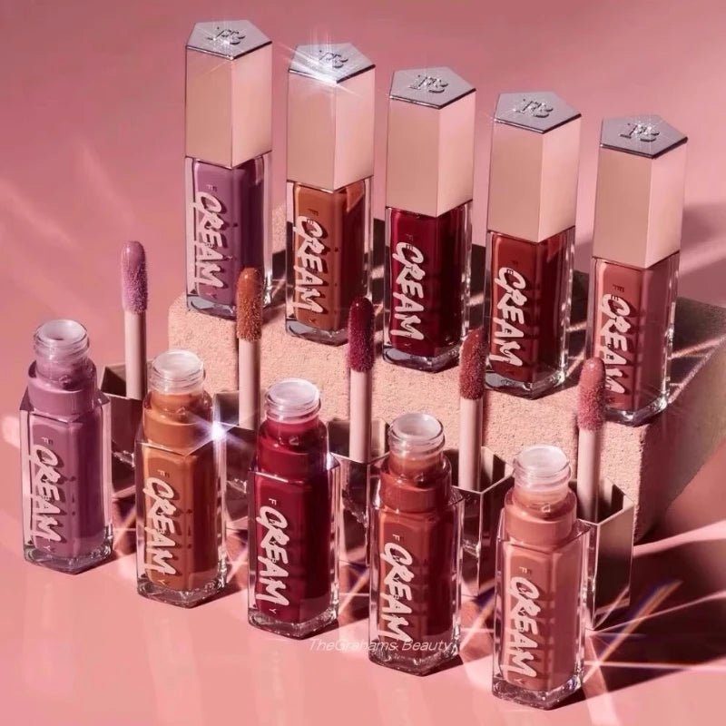 Fashion Fenty Beauty Lip Glaze Moisten Shine Glitter Lip Plumper Makeup For Beginner Liquid Lipstick Female Makeup Cosmetics - BACKUPMYFILESNOW.COM®