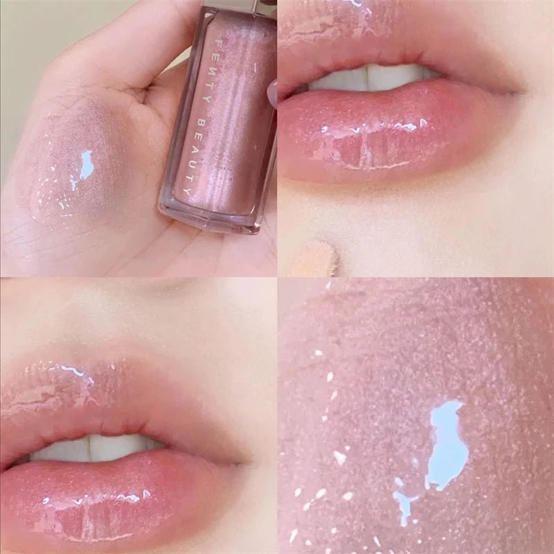 Fashion Fenty Beauty Lip Glaze Moisten Shine Glitter Lip Plumper Makeup For Beginner Liquid Lipstick Female Makeup Cosmetics - BACKUPMYFILESNOW.COM®