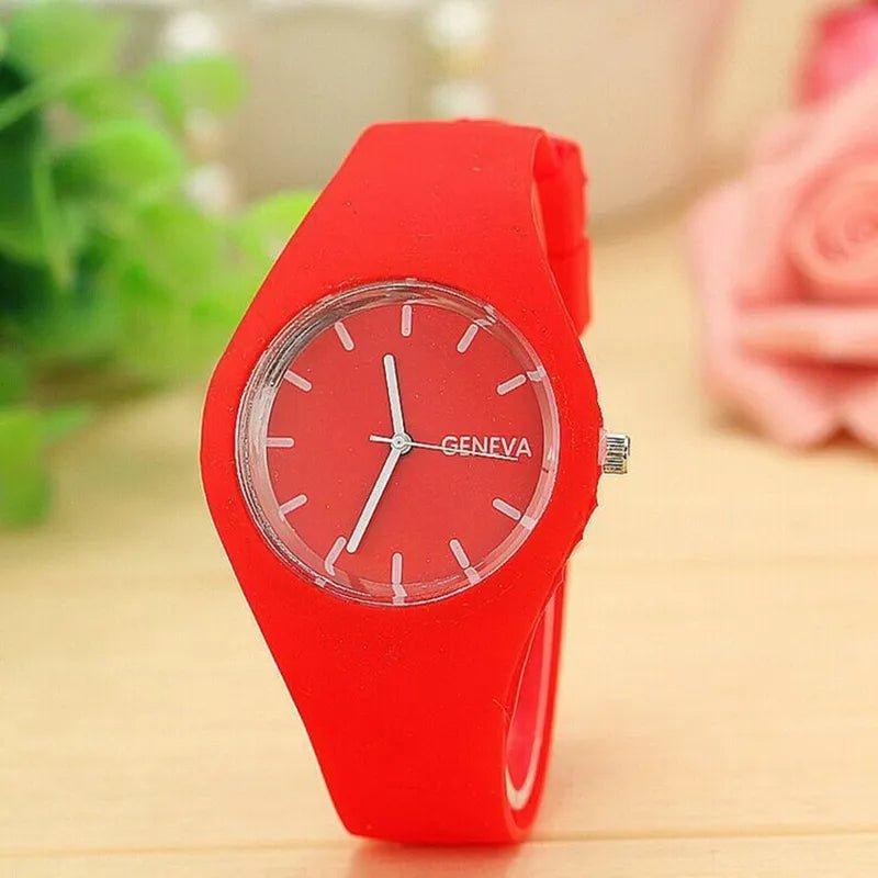 Fashion Men Watch Women Cream Color Ultra - thin Fashion Gift - BACKUPMYFILESNOW
