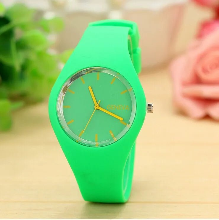 Fashion Men Watch Women Cream Color Ultra - thin Fashion Gift - BACKUPMYFILESNOW