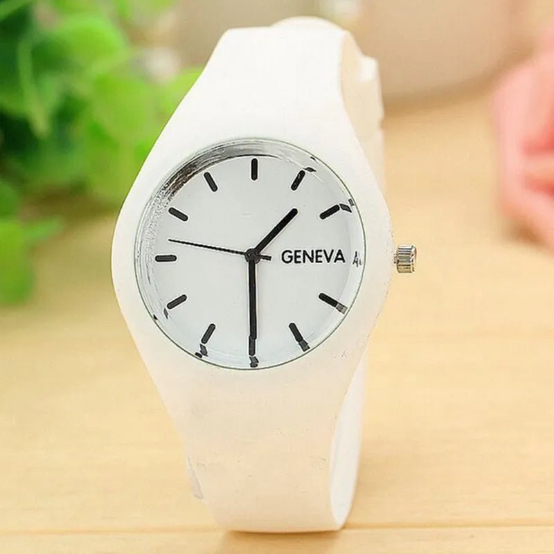 Fashion Men Watch Women Cream Color Ultra - thin Fashion Gift - BACKUPMYFILESNOW