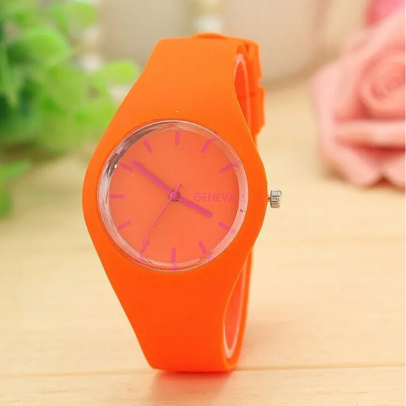 Fashion Men Watch Women Cream Color Ultra - thin Fashion Gift - BACKUPMYFILESNOW