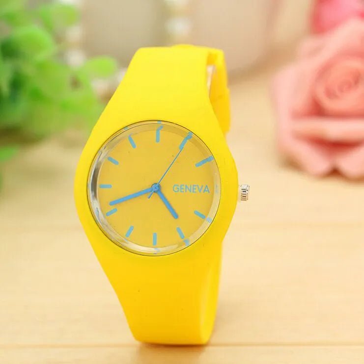 Fashion Men Watch Women Cream Color Ultra - thin Fashion Gift - BACKUPMYFILESNOW