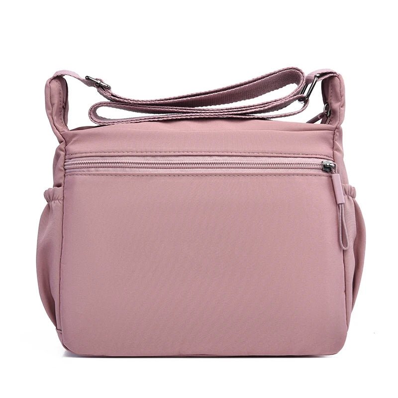 Fashion Women's Crossbody Bag Multi - Pockets High - Quality Waterproof Nylon Large Capacity Shoulder Messenger Handbag - BACKUPMYFILESNOW
