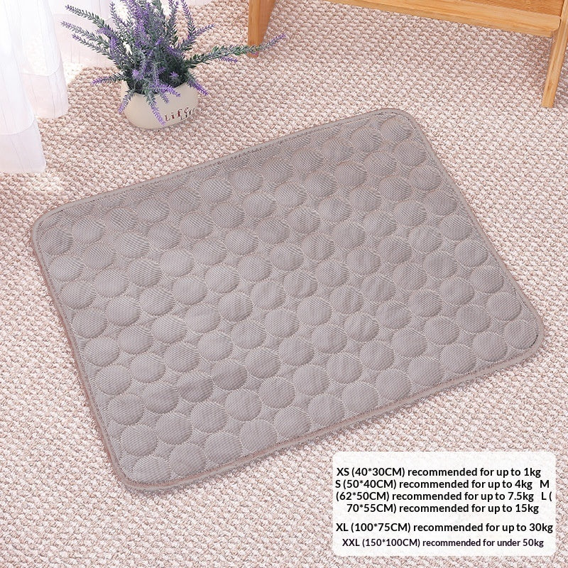 Cooling ice silk pet sofa pad temperature-lowering sleeping mat by My Store
