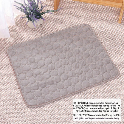 Cooling ice silk pet sofa pad temperature-lowering sleeping mat by My Store