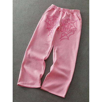 Men's niche design loose-fitting straight-leg versatile pants by My Store