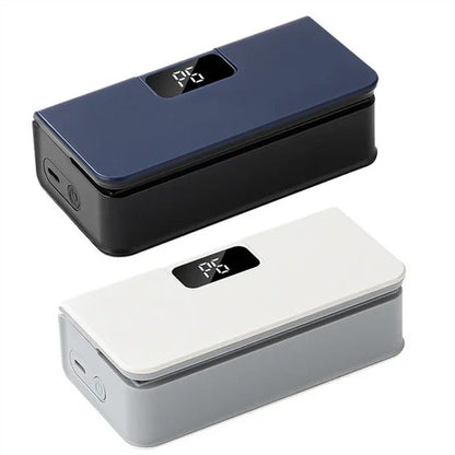 BACKUPMYFILESNOW® Snack Bag Sealer sealing a plastic snack bag to keep contents fresh.