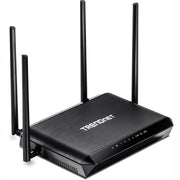 TRENDnet AC2600 MU-MIMO Wireless Gigabit Router Increase WiFi Performance WiFi Guest Network Gaming-Internet-Home Router Beamforming 4K streaming Quad Stream Dual Band Router Black TEW-827DRU