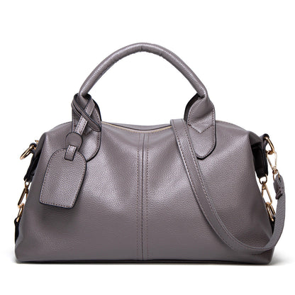 Women's large shoulder pillow bag by My Store, soft padded design shown from the side