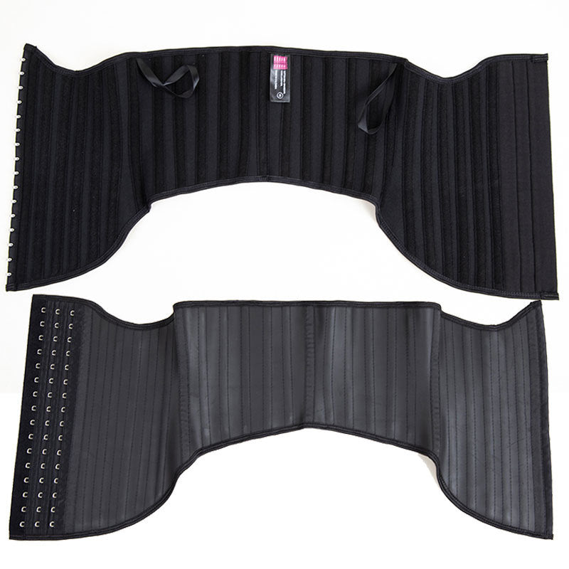 Front-long back-short tummy-control waist cincher shapewear garment