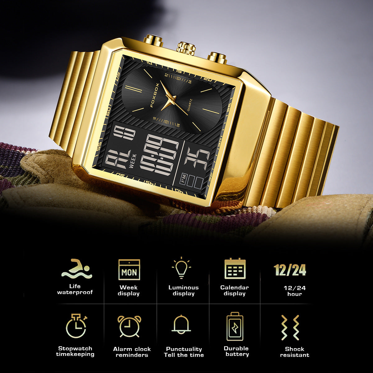 Stylish versatile quartz men's watch with a good-looking design and classic dial by My Store