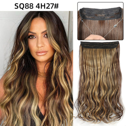 Adjustable Synthetic Hair Curtain Wig for Women