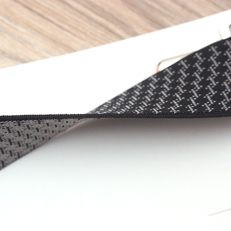 Men's elastic wide and thick suspenders in a classic design, shown against a plain background