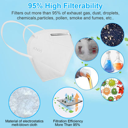 10Pcs Disposable KN95 Protective Face Mask
