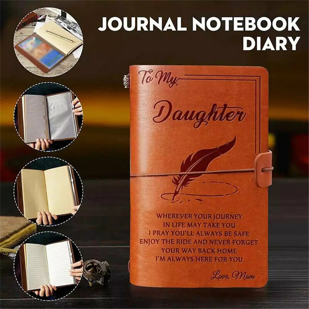 Fashion Portable Leather Diary Journal for Kids Gift